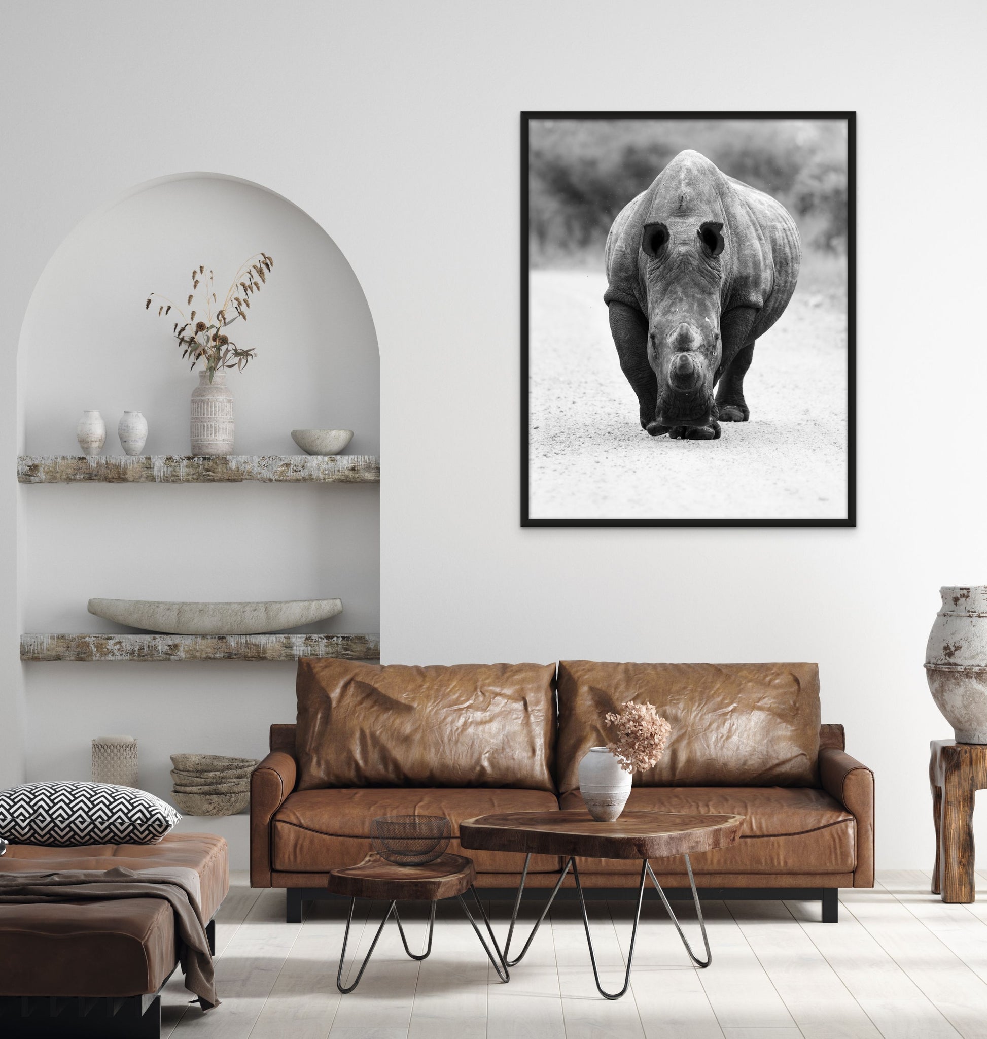 Timeless Rhino - Byron Grobler Wildlife Prints 