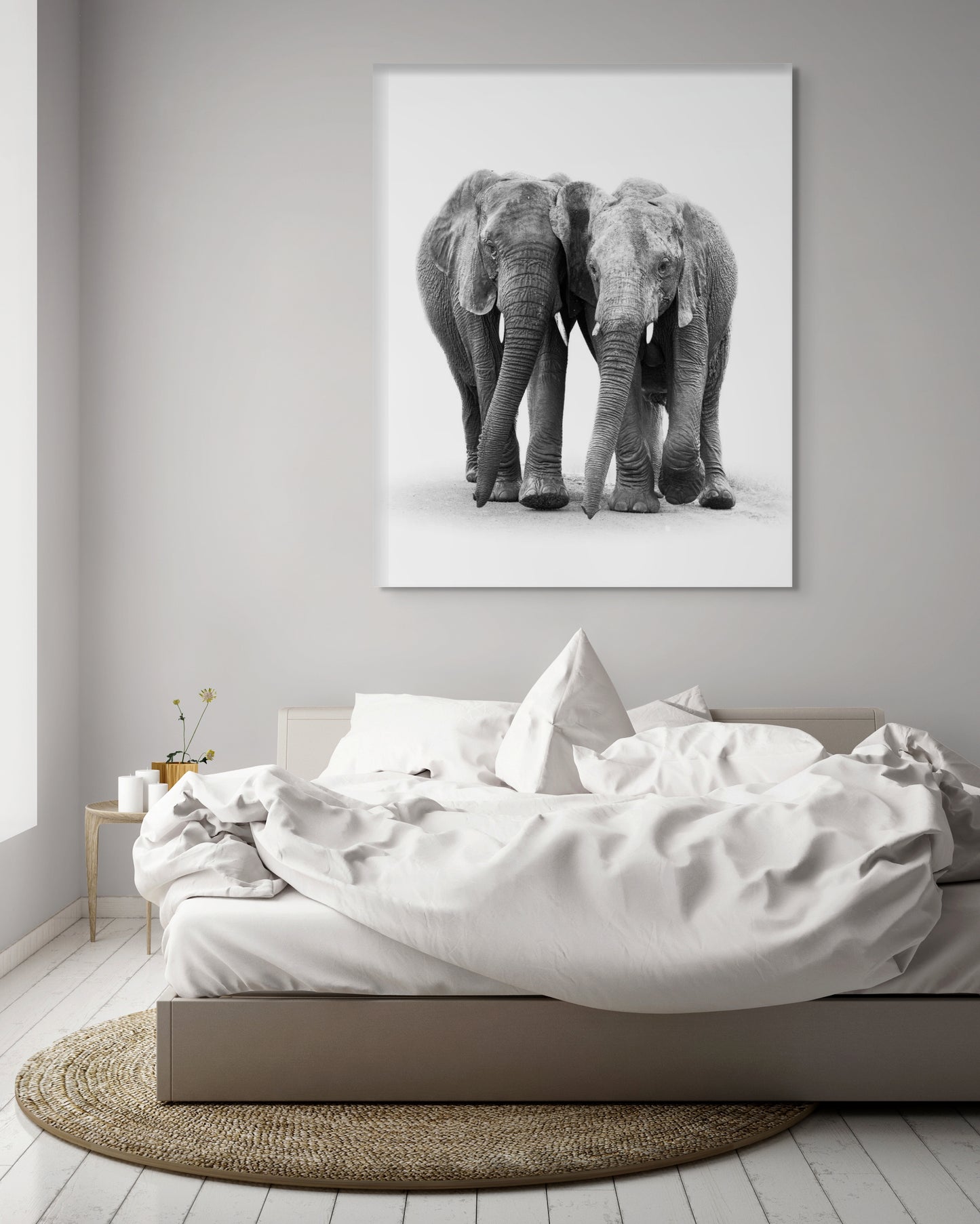 Together - Byron Grobler Wildlife Prints - Elephant