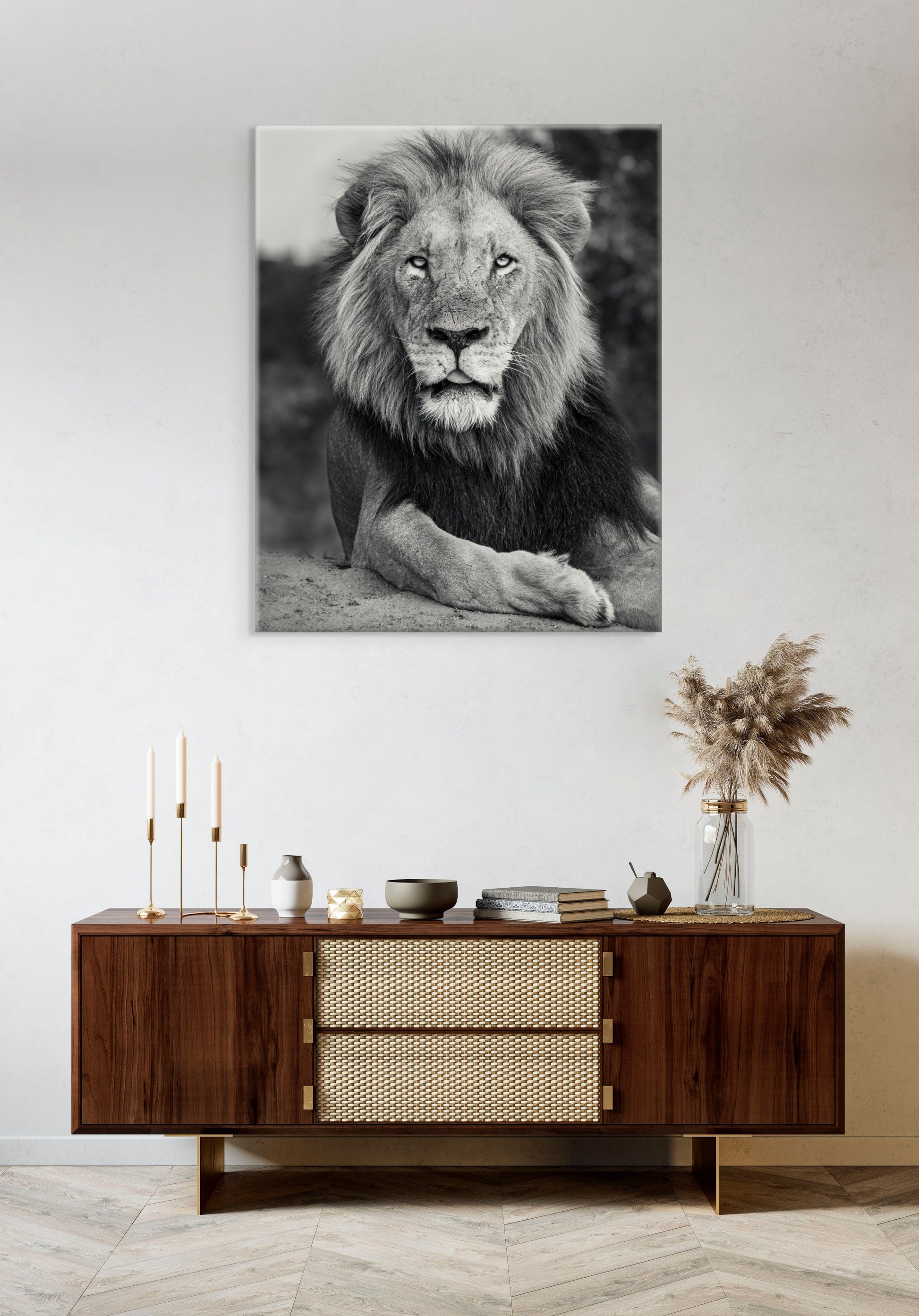 A Fallen King - Byron Grobler Wildlife Prints - Lion